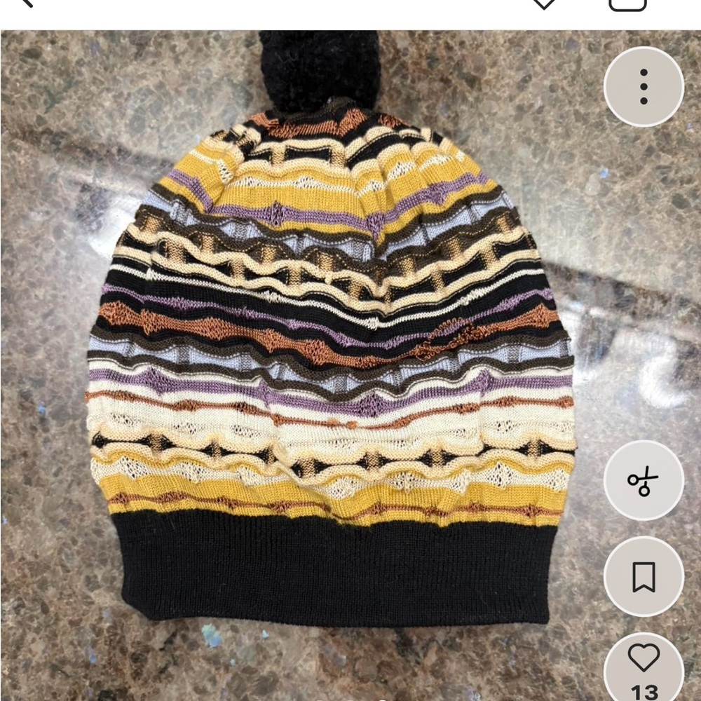 Missoni Multicolor Knit Beanie